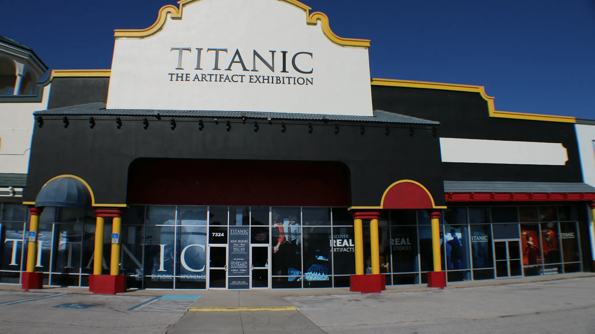a store front at day